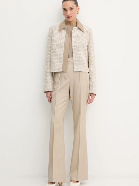 MICHAEL Michael Kors sweter wełniany damski kolor beżowy lekki MT5619D4VR - zdjęcie produktu nr 2