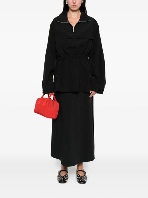 Róhe drawstring-waist sweatshirt - Black