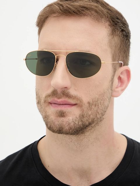 Ray-Ban okulary przeciwsłoneczne kolor złoty 0RB3945