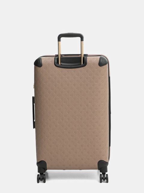 Guess walizka WILDER LARGE kolor brązowy TWDP74 52988