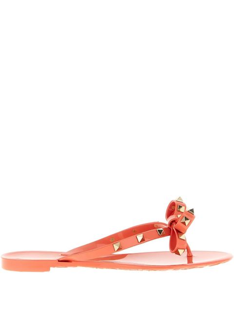 Valentino Garavani Rockstud slides - Orange - zdjęcie produktu nr 1