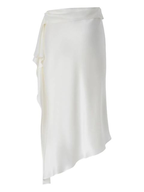 PINKO ruffled asymmetric skirt - White - zdjęcie produktu nr 2