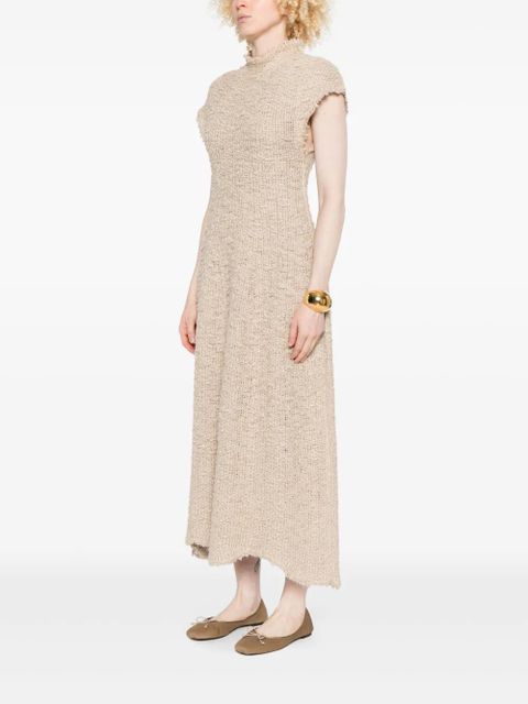 KHAITE silk-blend dress - Neutrals