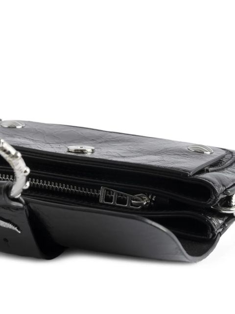 Zadig&Voltaire mini Kate ring-detail chain-strap bag - Black