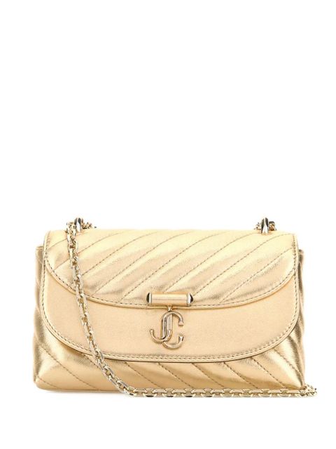 Jimmy Choo Curve quilted chain shoulder bag - Yellow - zdjęcie produktu nr 1