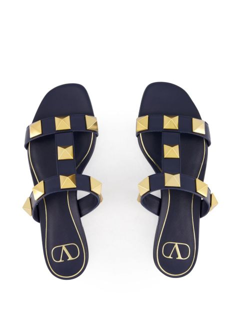Valentino Garavani Roman Stud slides - Blue