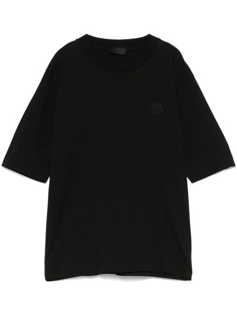 Moncler logo-patch T-shirt - Black - zdjęcie produktu nr 1