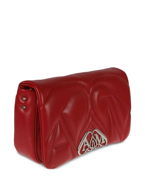 Alexander McQueen small Seal clutch bag - Red