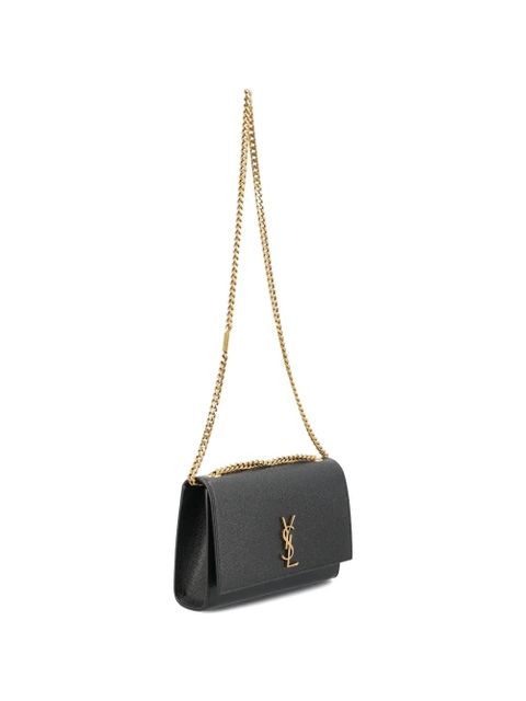 Saint Laurent NEW KATE small in grain de poudre leather - Black