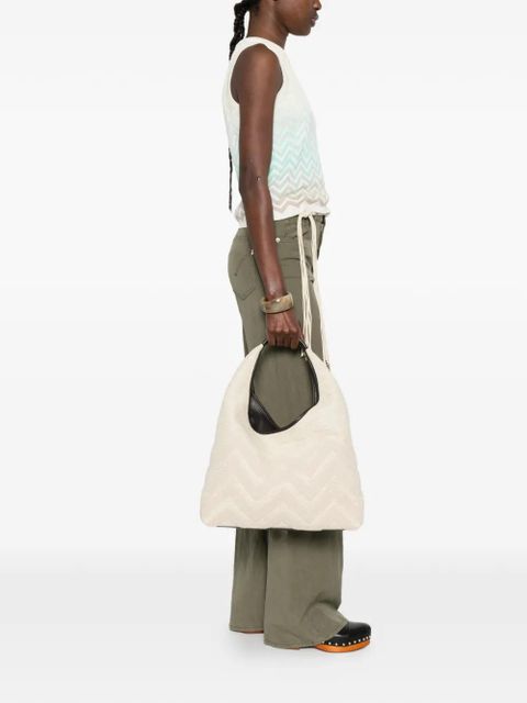 Missoni zigzag-pattern tote bag - Neutrals - zdjęcie produktu nr 2