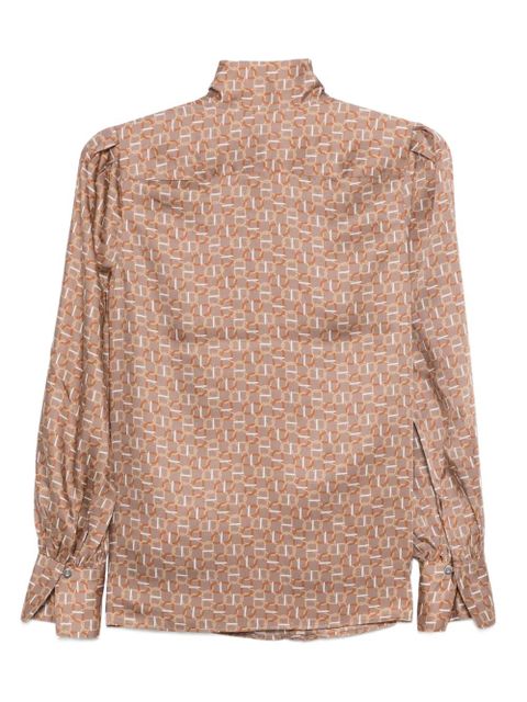 Lauren Ralph Lauren Klaryce long-sleeve blouse - Brown - zdjęcie produktu nr 2