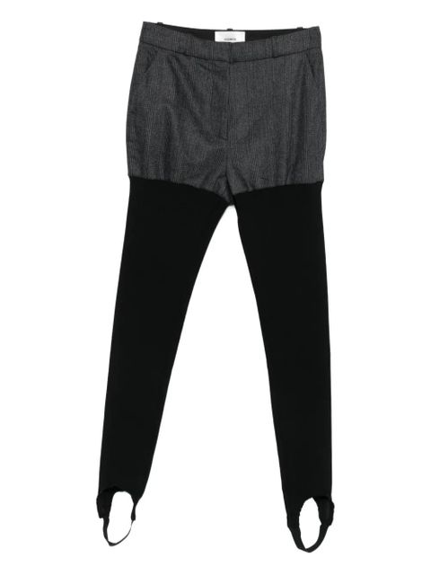 Coperni layered panelled trousers - Black - zdjęcie produktu nr 1
