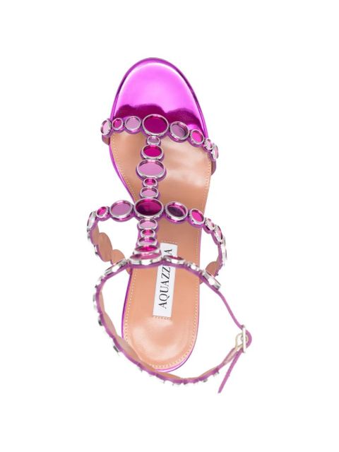 Aquazzura embellished sandals - Pink