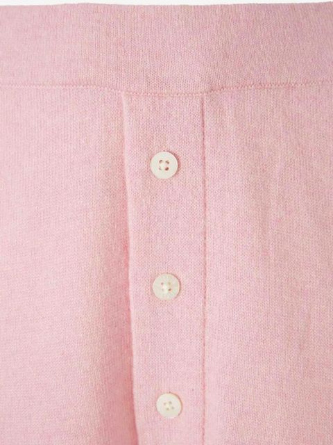 Guest In Residence elastic-waistband knitted trousers - Pink