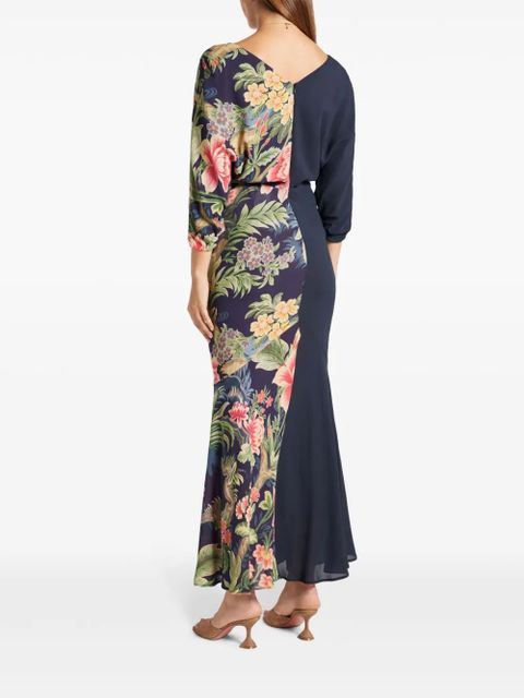 ETRO floral-print dress - Blue