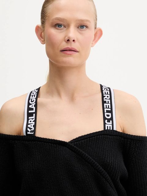 Karl Lagerfeld Jeans sweter z domieszką wełny