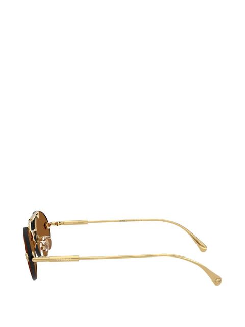 Versace Eyewear metal round-frame sunglasses - Gold