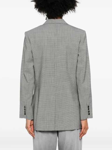 MARANT ÉTOILE checked double-breasted jacket - Grey