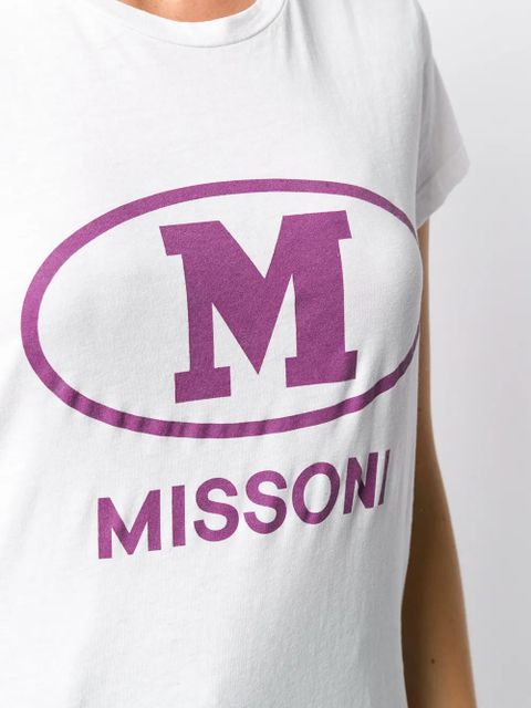 Missoni logo print T-shirt - White