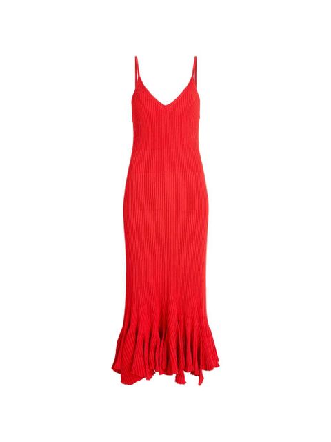 Proenza Schouler Giuditta ribbed dress - Red - zdjęcie produktu nr 1