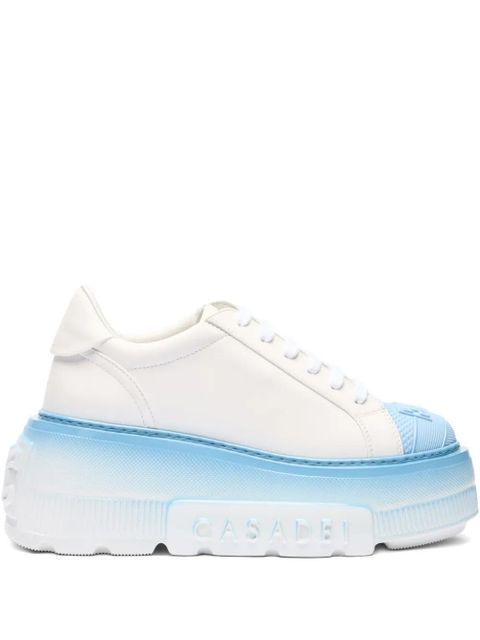 Casadei Nexus platform lace-up trainers - White - zdjęcie produktu nr 1