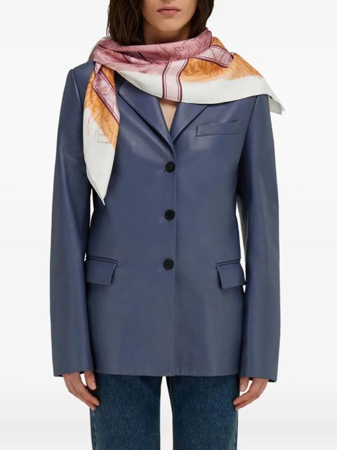 Ferragamo floral-print silk scarf - Pink - zdjęcie produktu nr 2