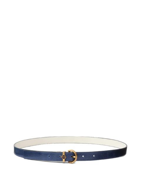 PINKO leather buckle belt - Blue - zdjęcie produktu nr 1