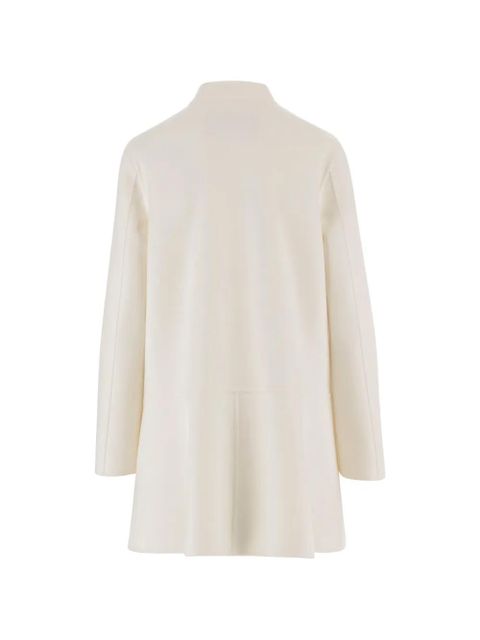 Valentino Garavani high-collar button wool coat - Neutrals - zdjęcie produktu nr 2