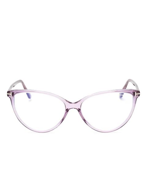 TOM FORD Eyewear cat-eye full-rim glasses - Purple - zdjęcie produktu nr 1