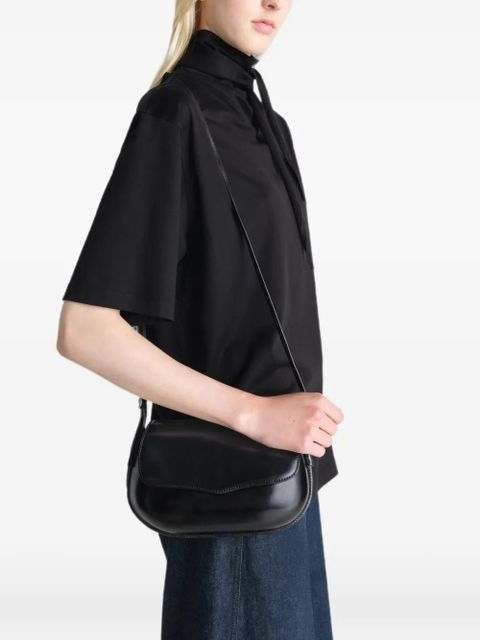 LEMAIRE Belly leather shoulder bag - Black - zdjęcie produktu nr 1