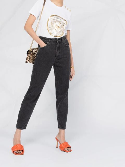 Balmain logo print T-shirt - White - zdjęcie produktu nr 1