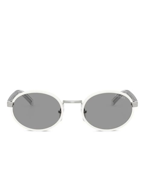 Prada Eyewear logo-engraved sunglasses - White - zdjęcie produktu nr 1