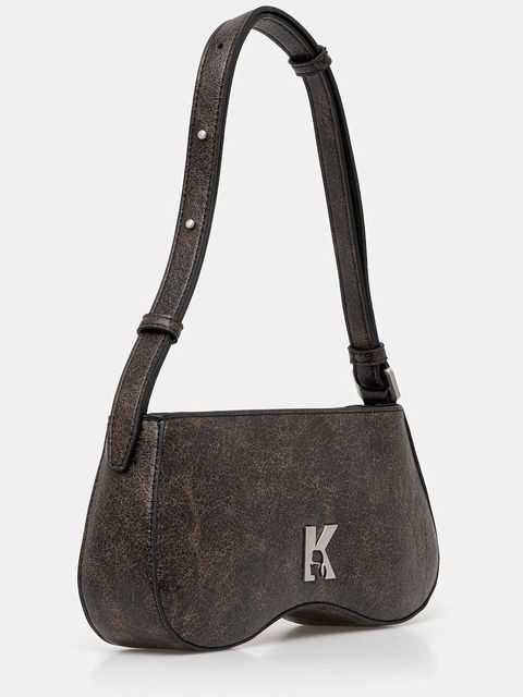 Karl Lagerfeld Jeans torebka kolor brązowy A4W30281