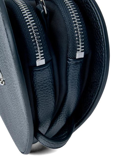 Vivienne Westwood Louise heart textured crossbody bag - Black