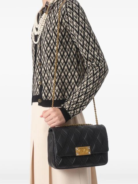 Valentino Garavani Toute La V jacquard wool sweater - Neutrals - zdjęcie produktu nr 2