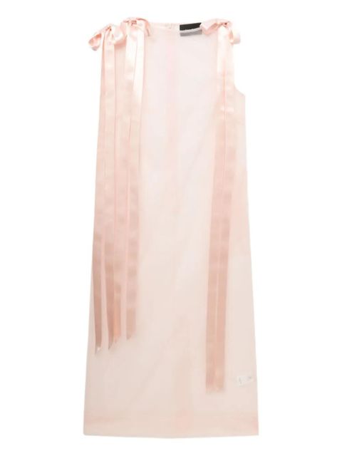Simone Rocha ribbon-lace midi dress - Pink - zdjęcie produktu nr 1