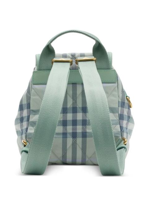 Burberry mini Horseshoe quillted backpack - Green - zdjęcie produktu nr 2