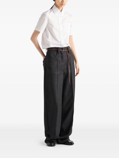 Prada patch-pocket shirt - White - zdjęcie produktu nr 2