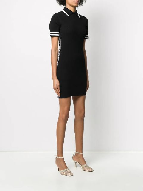Off-White fitted polo dress - Black