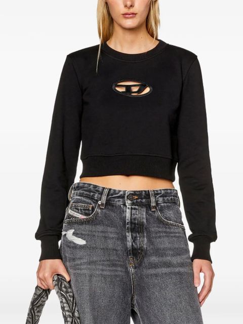 Diesel logo-detail sweatshirt - Black