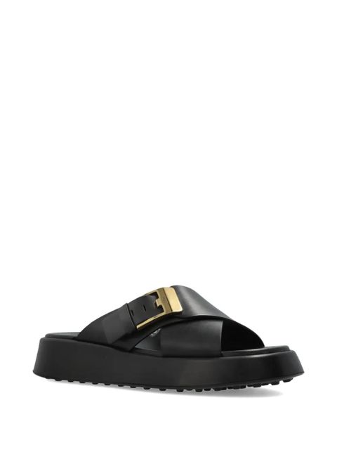Tod's criss-cross mules - Black - zdjęcie produktu nr 2