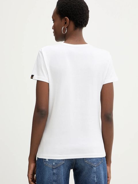 Alpha Industries t-shirt bawełniany Basic BL Mirror Leo W - zdjęcie produktu nr 2