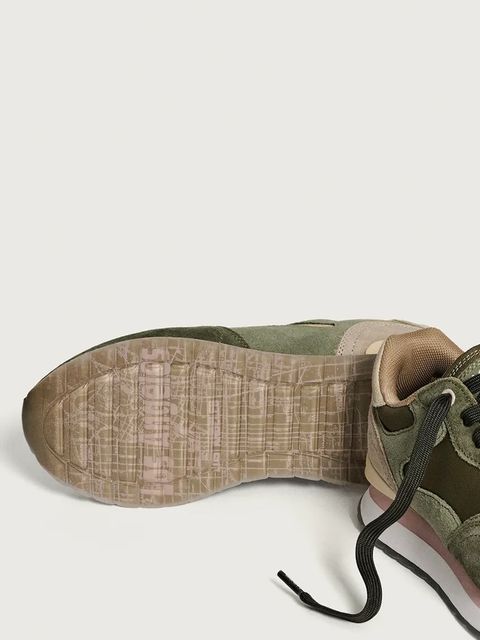 Hoff sneakersy CITY LOS ANGELES damskie kolor zielony 22502009