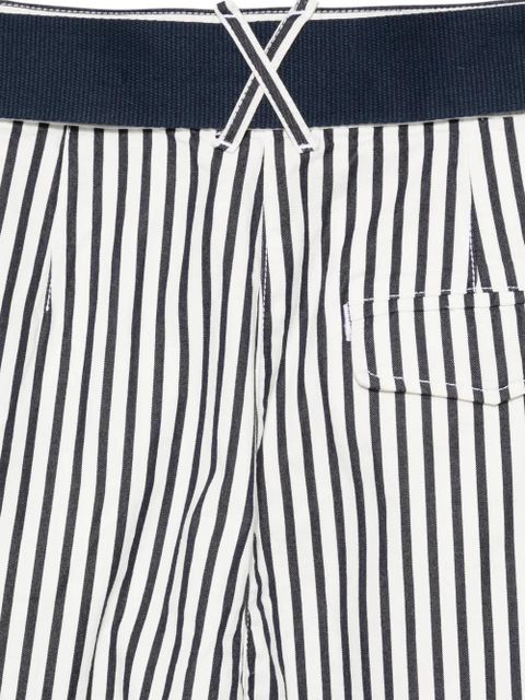 PINKO Modesta striped belted trousers - White