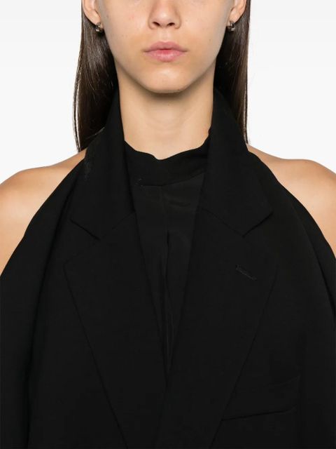 Balenciaga Suspended tailored dress - Black