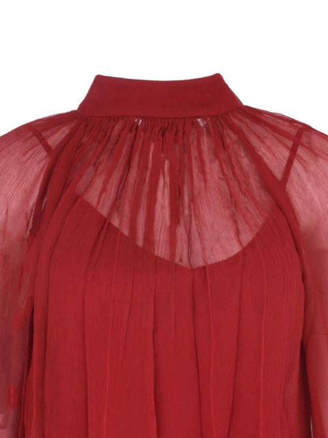 STAUD Roux ruffled top - Red - zdjęcie produktu nr 2