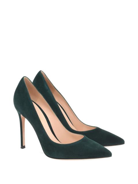 Gianvito Rossi 105 leather pumps - Green