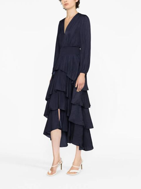 Maje ruffled maxi dress - Blue - zdjęcie produktu nr 2