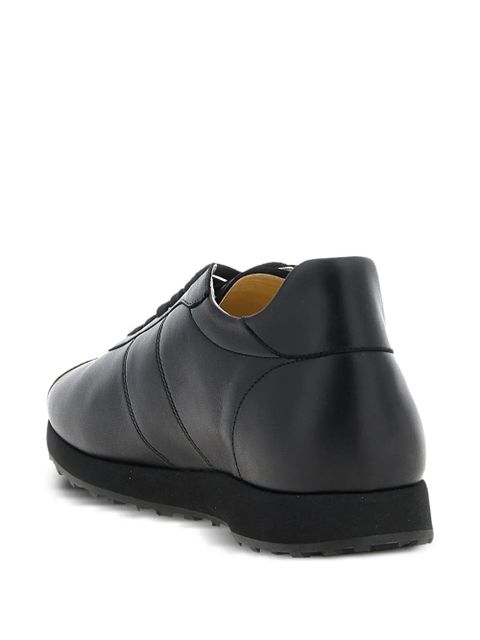 The Row lace-up leather sneakers - Black