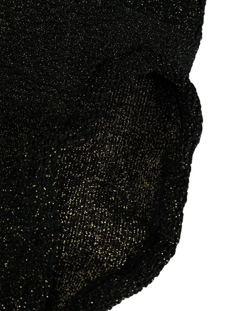 Hunza G square-neck shirred swimsuit - Black